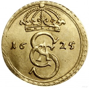 medal z 1625 r.; Aw: Monogram pary królewskiej SCA ( Si...