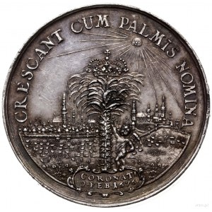 medal z 1676 r. autorstwa Jana Höhna jun. wybity z okaz...