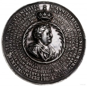 medal z 1684 r. autorstwa Jana Höhna jun., wybity z oka...