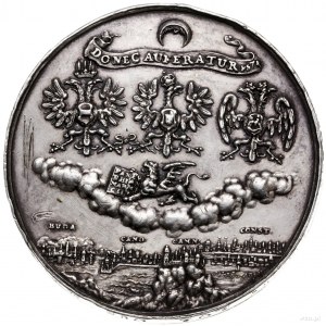 medal z 1684 r. autorstwa Jana Höhna jun., wybity z oka...