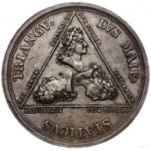 medal z 1709 r. autorstwa Heinricha Paula Groskurta, wy...