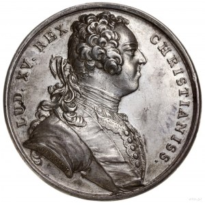 medal z 1725 r. autorstwa du Vivier’a, wybity w Paryżu ...