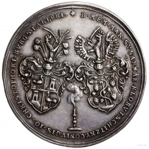 medal pośmiertny z 1748 r. nieznanego autorstwa, wybity...