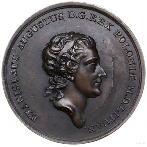 medal z 1782 r. autorstwa Holzhaeussera, wykonany na pa...