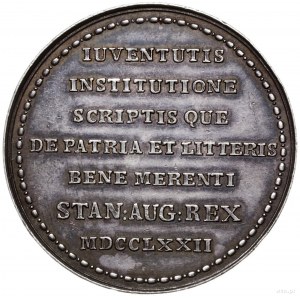 medal z 1772 r. autorstwa J. F. Holzhaeussera, poświęco...