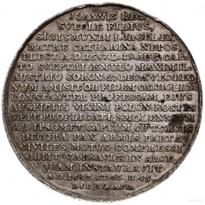 medal z końca XVIII w. (lata 1780-1792) z tzw. serii kr...