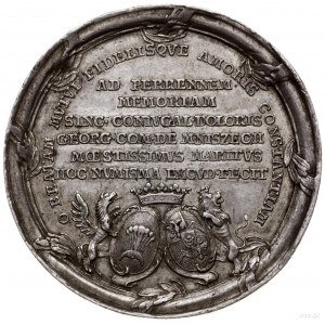 medal z 1772 r. nieznanego autorstwa, wybity z okazji ś...