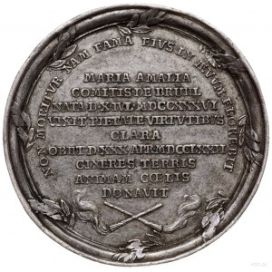 medal z 1772 r. nieznanego autorstwa, wybity z okazji ś...