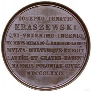 medal z 1879 r. autorstwa Fryderyka Wilhelma Below’a, w...