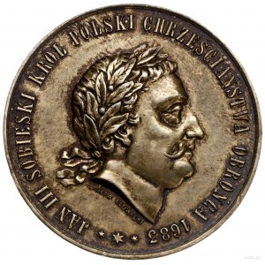 medal z 1883 r. autorstwa Wacława Głowackiego, wybity z...