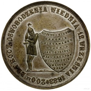 medal z 1883 r. autorstwa A. Schindla wybity na 200-lec...