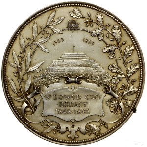medal z 1884 r. autorstwa Antoniego Scharffa, wybity dl...