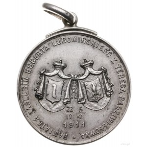 medal z 1911 r. nieznanego autorstwa, wybity na pamiątk...