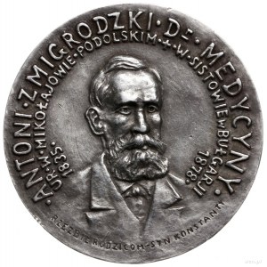 medal bez daty (1920 r) autorstwa Konstantego Żmigrodzk...