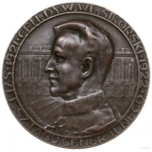 medal z 1922 r. wykonany w zakładzie Jana Knedlera, poś...