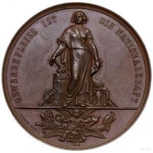 medal z 1868 r. autorstwa Gottfrieda Bernharda Loosa, w...