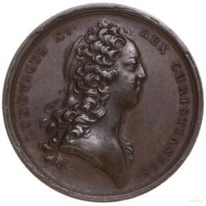 medal z 1727 r. autorstwa Jeana du Viviera, wybity z ok...