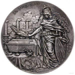 medal z 1898 r. autorstwa Lauera, wykonany z okazji śmi...