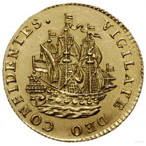 odbitka w złocie 6 stuberów (Sheepjesschellinga) 1766/4...
