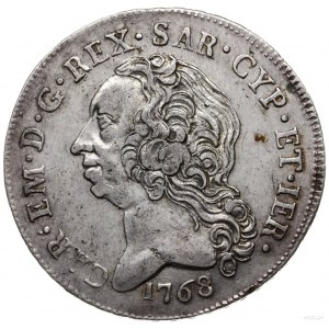 scudo 1768, Turyn; CNI/408/267, Dav. 1495, Monete Di Ca...