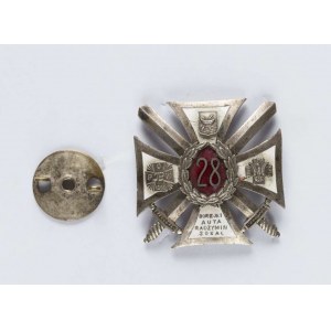 Odznaka 28 Pułk Strzelców Kaniowskich, oficerska