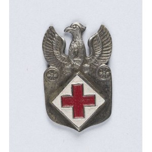 Polish Red Cross badge/eagle