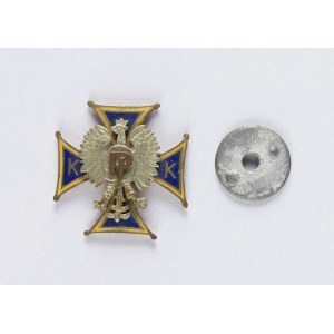 Miniature of the badge of the Józef Piłsudski Cadet Corps.