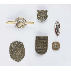 Set of Miniature Badges of the Second Republic - 5 pieces