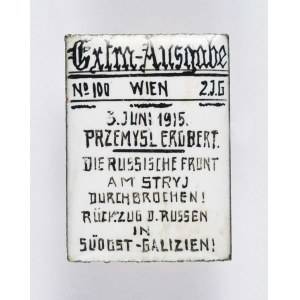 Kappenabzeichen Przemyśl / Cap badge