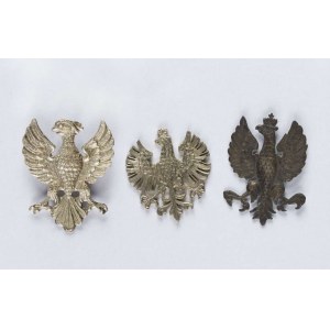 Set of 3 eagle miniatures