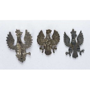 Set of 3 eagles according to pattern 19