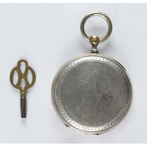 Zegarek kieszonkowy, kluczykowy, druga połowa XIX wieku