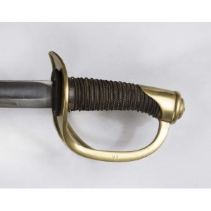 French saber model 1822 of the light cavalry