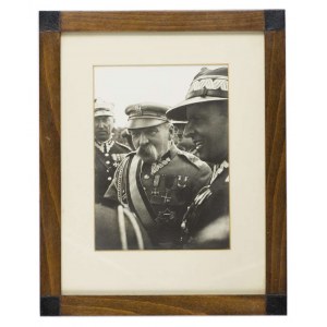 Unique photograph depicting Jozef Pilsudski
