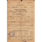 Set of documents after platoon leader Ludwik Andruszkiewicz - 2 pieces