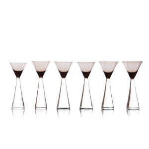 Set of liquor glasses - Wieslaw SAWCZUK (1933 - 1999)