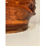 Dyed pressed glass vase - HSG Ząbkowice?