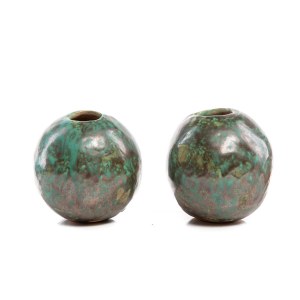 Pair of ceramic vases - proj.Joanna WYSOCKA-PANASIEWICZ ( b.1969).
