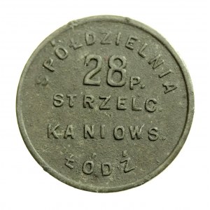 Łódź - 10 Groszy der Militärgenossenschaft von 2 Pułku Strzelców Kaniowskich