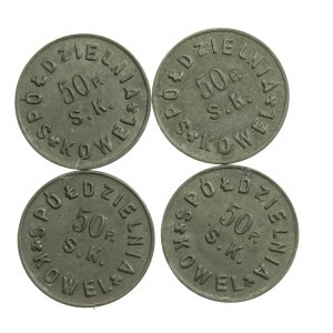 Kaunas - 20 pennies - 4 pcs. Cooperative of the 50th Borderland Rifle Regiment