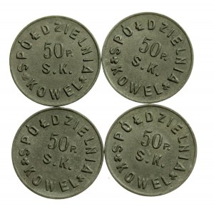 Kaunas - 50 pennies - 4 pcs. Cooperative of the 50th Borderland Rifle Regiment