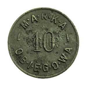 Bialystok- 10 penny Co-operative Spoż. 10. Lanzenreiter-Regiment