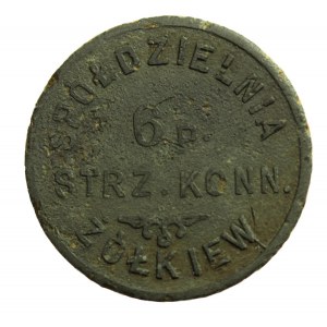 Żółkiew - 20 Pfennige der Genossenschaft des 6. Regiments der Pferdeschützen