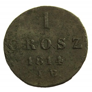 Księstwo Warszawskie, 1 grosz 1814