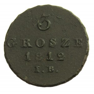 Duchy of Warsaw, 3 pennies 1812