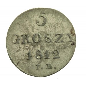Duchy of Warsaw, 5 pennies 1812