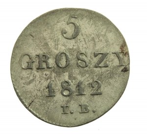 Duchy of Warsaw, 5 pennies 1812