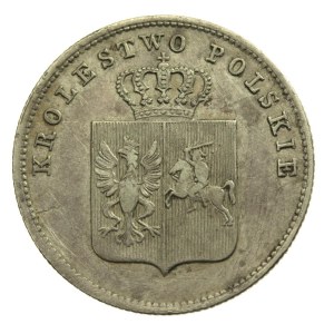 November Uprising, 2 zloty 1831 KG, Warsaw