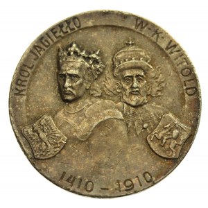 Medal w 500 rocznicę pogromu krzyżaków pod Grunwaldem 1910