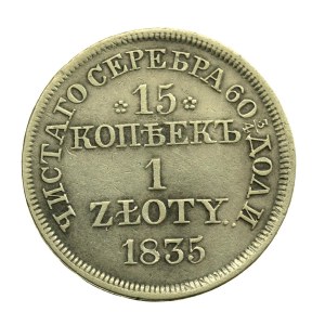 15 kopiejek = 1 złoty 1835 MW (305)